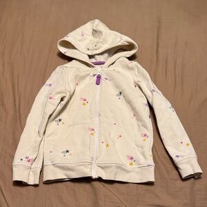 Cat & Jack Beige Hoodie with Star Accents - sizes 5T & 4T